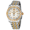 Breitling Lady Cockpit Diamond Rose Gold and Stainless Steel Ladies Watch C7135653-G650TT C7135653/G650