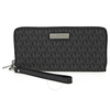Michael Kors Jet Set Travel Logo Continental Wallet- Black 32S7STTE9B-001