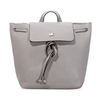 Michael Kors Junie Medium Pebbled Leather Backpack- Pearl Grey 30T8TX5B2L-081