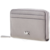 Michael Kors Small Mercer Pebbled Leather Wallet Grey Pearl 32T8SF6Z1L-081