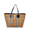 Burberry Giant Reversible Vintage Check Canvas and Leather Tote 4069608