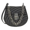 Chloe Drew Bijou Quilted Leather Shoulder Bag- Black CHC18US106A08 001