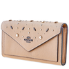Coach Ladies Continental Leather Wallet- Beige Prairie Rivet 29716 DKEQO