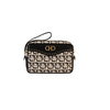 Ferragamo Salvatore  Ladies Ganci Quilted Jacquard Makeup Bag 22D636 705824