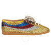 Gucci Gucci Glitter Sneakers in Gold -GC494609KSPE08072