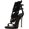Giuseppe Zanotti Ladies High Heel Pump Black Cruel Velvet Sandals I800006/001