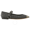 Valentino Valentino Pointy-Toe Studded Ballet Flats in Black S0E31BWM-BK