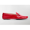 Tod's Ladies Red Leather Drivers Gommini Loafers XXW00G0Q499OW0R402