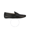 Tod's Men's  Semi-Glossy Leather Shoes in Black XXM0WG0P630D90B999