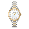 Bulova Sutton Quartz Diamond Mother of Pearl Dial Ladies Watch 98P184