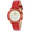 Burgi Mother Of Pearl Dial Ladies Leather Watch BUR156RD
