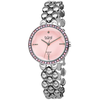 Burgi Quartz Diamond Pink Dial Ladies Watch BUR242PK
