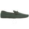 Tod's Men's Dark English Green Gommini Moccassin Driver Shoes XXM0GW05473RE0V809