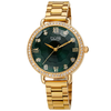 Burgi Quartz Green Dial Ladies Watch BUR269YGN