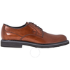 Tod's Men's Distressed Derby Shoes in Dark Natural XXM0ZR00C20AKTS003