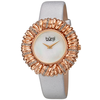 Burgi Quartz Grey Dial Ladies Watch BUR255GY