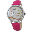 Burgi Quartz White Dial Ladies Watch BUR184PK