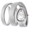 Bvlgari Serpenti Tubogas Silver Opaline Dial Ladies Watch 101911