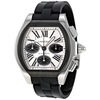 Cartier Roadster Chronograph Silver Dial Black Rubber Automatic Men's Watch W6206020