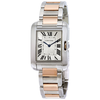 Cartier Tank Anglaise Silvered Flinque Dial Ladies Watch W5310043