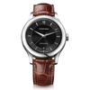 Chopard L.U.C Classic Black Dial Brown Leather Automatic Men's Watch 161907-1001