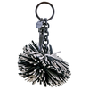 Bottega Veneta Ladies Keycase Gray/Black KeycKeyring Fringe 531971 VBLO0 1950