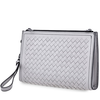 Bottega Veneta Men's Atlantic Intrecciato Calf Multi-Functional Case- Grey 496418 VQ131 1498