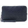 Bottega Veneta Men's Leather Pouchette Dark Blue Bv Trav Os Multifunction 391670 V4651 4013