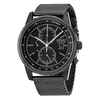 Citizen Eco-Drive Chronograph Black Dial Black Ion-plated Mesh Men's Watch CA0338-57E