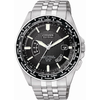 Citizen World Perpetual Black Dial Titanium Men's Watch CB0030-56E