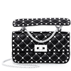 Valentino Rockstud Spike Small Shoulder Bag- Black B0123RVH 0NO
