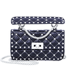 Valentino Rockstud Spike Small Shoulder Bag- Marine B0123RVH M30