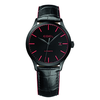 Ebel Classic Black Dial Black Leather Automatic Men's Watch 1216154