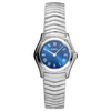 Ebel Classic Wave Mini Blue Dial Stainless Steel Bracelet Ladies Watch 9157F11-4225