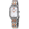 Armani Giola Quartz Crystal White Mother of Pearl Dial Ladies Watch AR11146