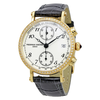 Frederique Constant Classics Chronograph White Dial Diamond Black Leather Ladies Watch FC-291A2RD5