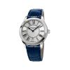 Frederique Constant Classics Silver Dial Ladies Blue Leather Watch FC-220MS3B6