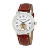 Frederique Constant Heart Beat Classics Silver Dial Men's Leather Watch FC-910MC3H6