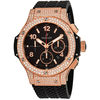 Hublot Big Bang Chronograph Automatic Diamond Black Dial Men's Watch 301.PX.130.RX.174