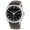 Hamilton Cushion Black Dial Brown Leather Strap Stainless Steel Men's Watch H36515535