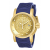 Invicta S1 Rally Automatic Dragon Gold Dial Blue Polyurethane Men's Watch 18215