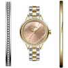 Invicta Angel Quartz Crystal Gold Dial Ladies Watch 29318