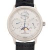 Jaeger LeCoultre Master Ultra Thin Perpetual Automatic Silver Dial Men's Watch Q149842A