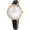 Kate Spade New York White Mother of Pearl Dial Ladies Leather Watch KSW1469