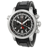 Jaeger LeCoultre Master Compressor Automatic Black Dial Black Leather Men's Watch Q1768421