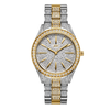 JBW Cristal 34 Quartz Diamond Gold Dial Ladies Watch J6383D
