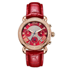 JBW Victory Quartz Red Dial Ladies Watch JB-6210L-W