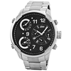 JBW G4 Multi-Time Zone Black GMT Dial Diamond Bezel Men's Watch J6248B