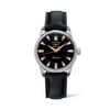 Longines Conquest Heritage Black Dial Leather Automatic Men's Watch L1.611.4.52.2