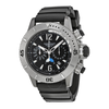 Jaeger LeCoultre Master Compressor Black Dial Titanium Black Rubber Men's Watch Q186T670